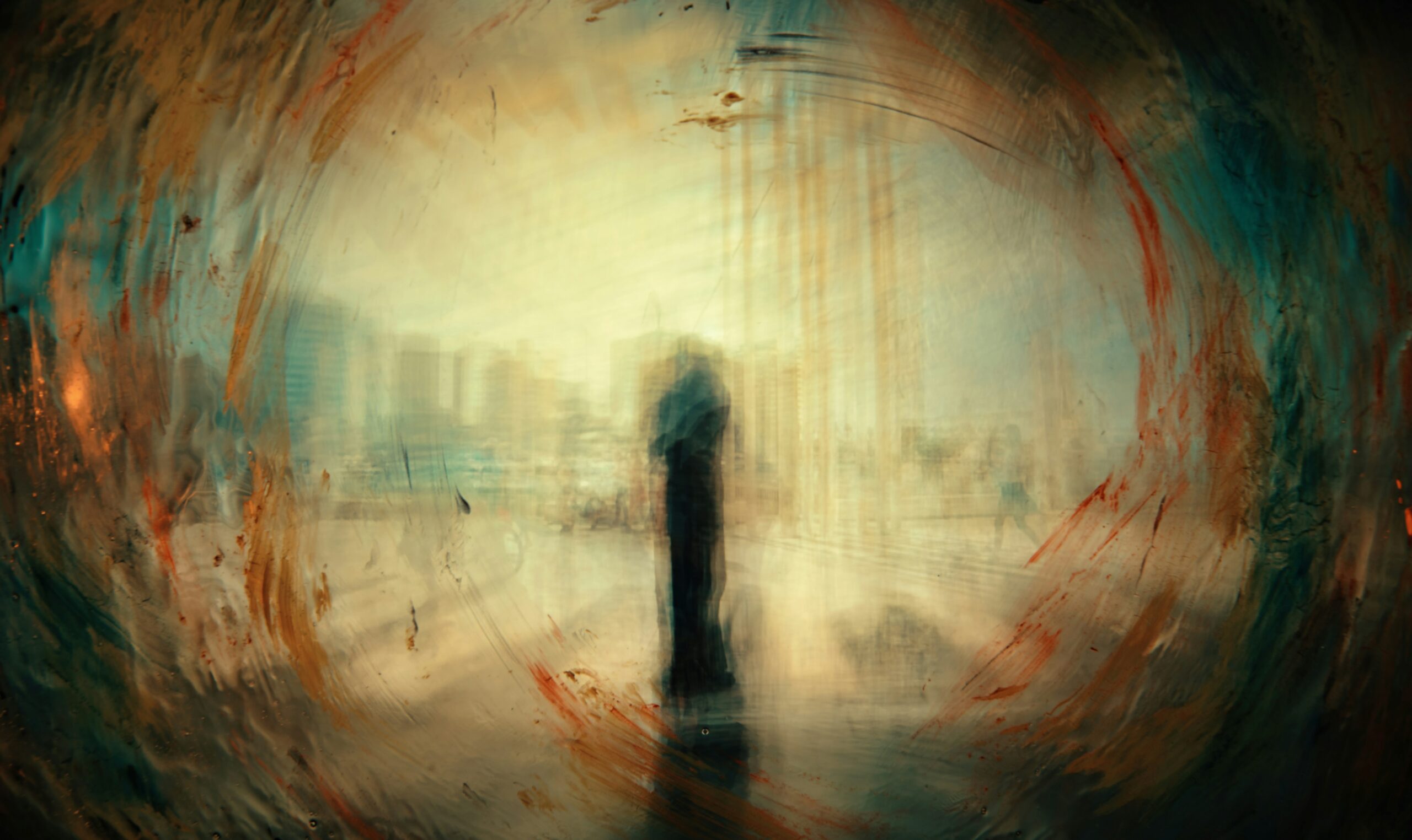 Mysterious person in scope